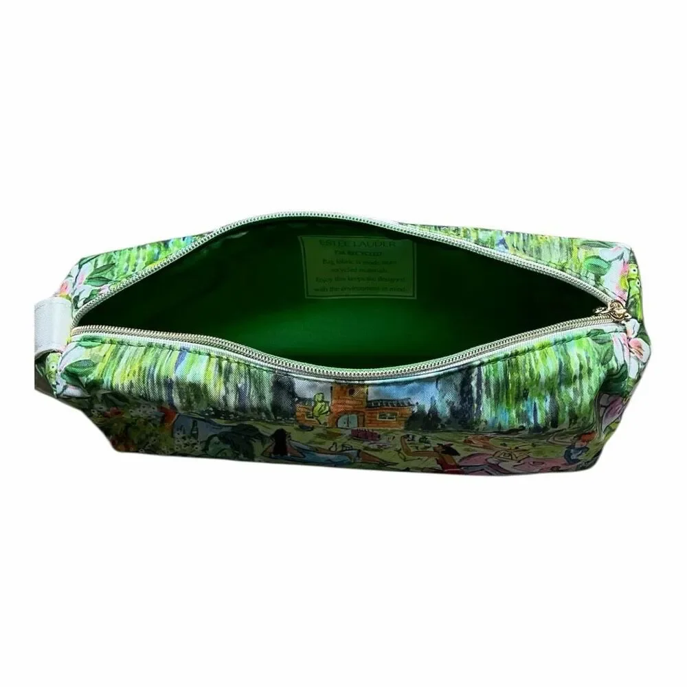 Estee Lauder Women's Watercolor Garden Party Makeup Case Bag Cosmetic
